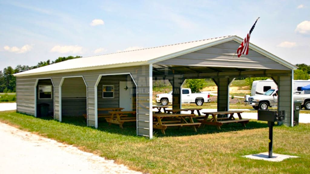 Metal Garage 26'x41' Utility Carport