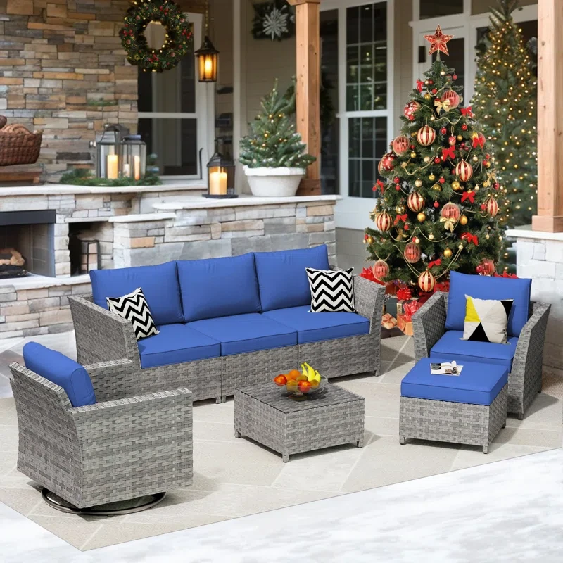 Outdoor Seating Group with Cushions