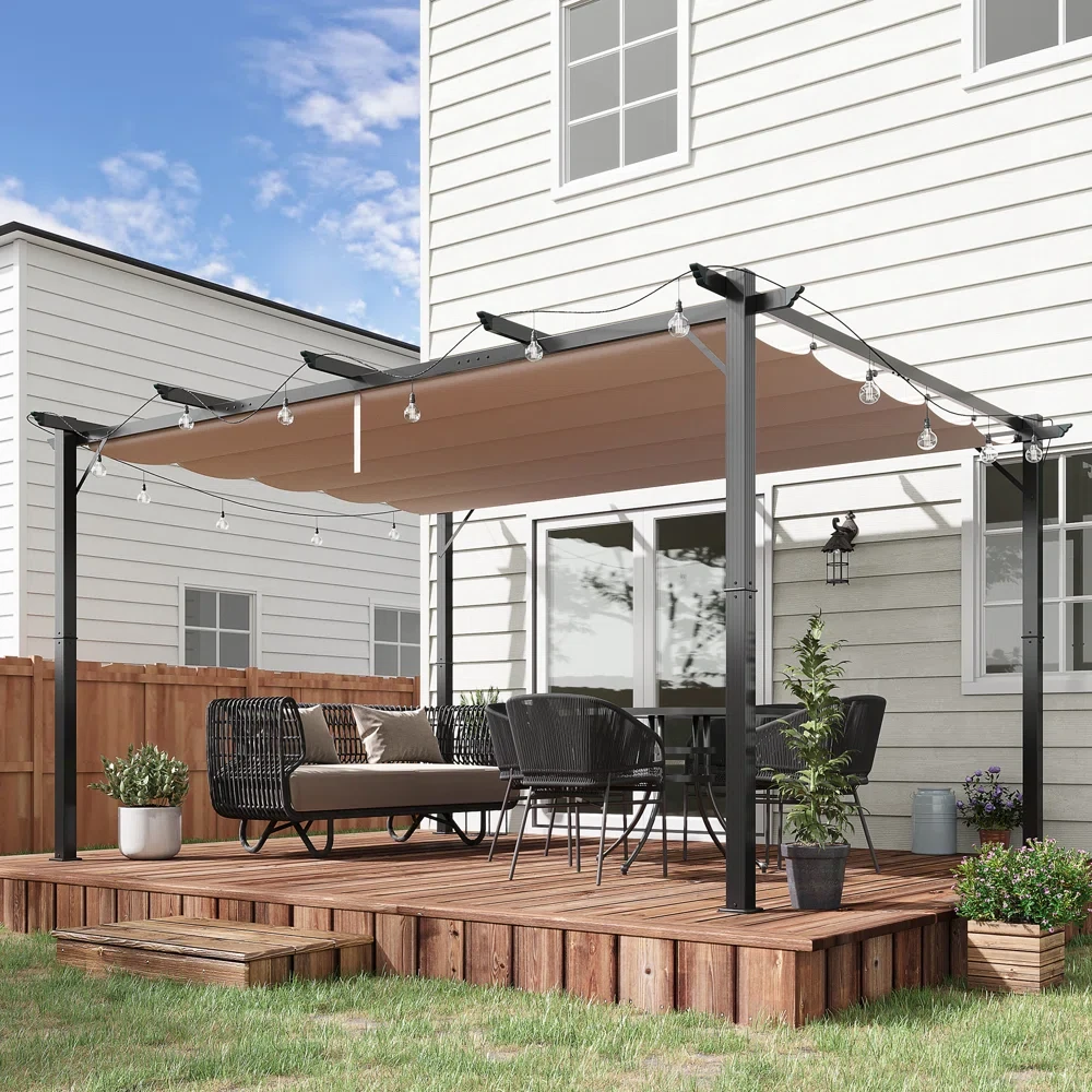 Outsunny 10' x 13' Aluminum Patio Pergola