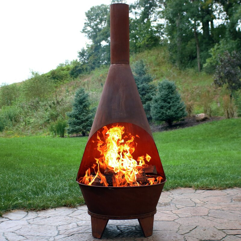 Barrow Steel Wood Burning Chiminea