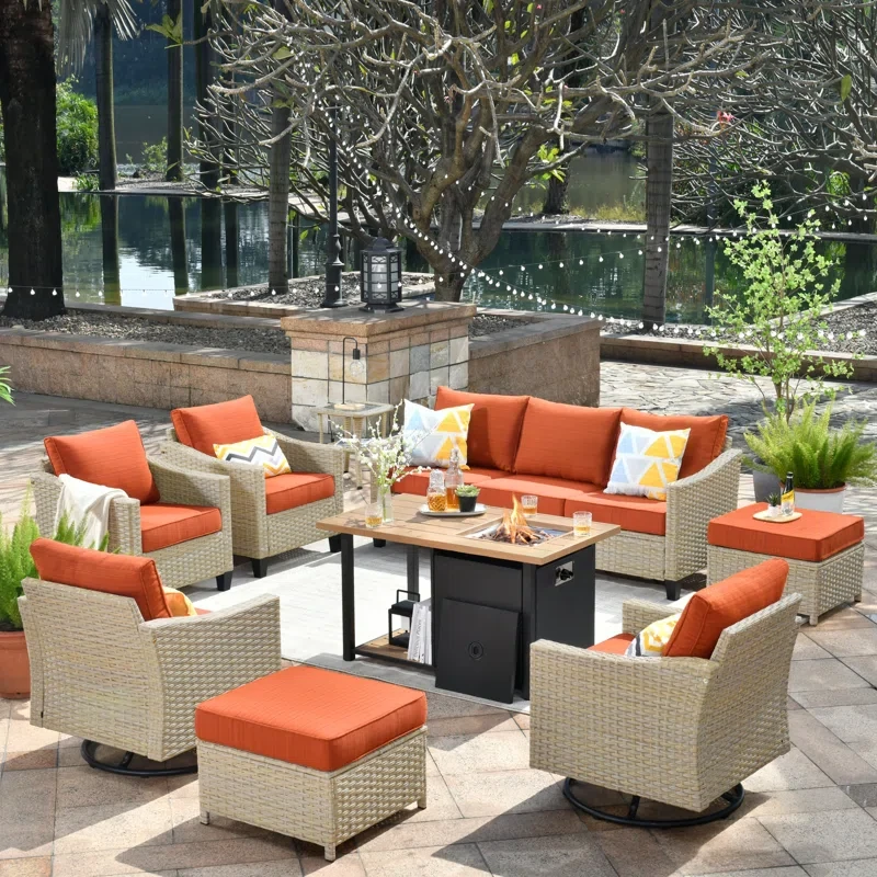 Solera 7 - Person Outdoor Seating Group with Cushions