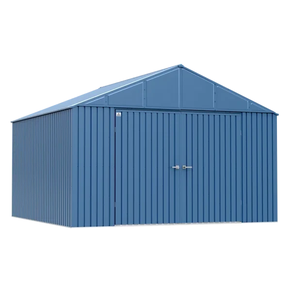 Elite 12 ft. W x 12 ft. D Galvalume Steel Storage Shed