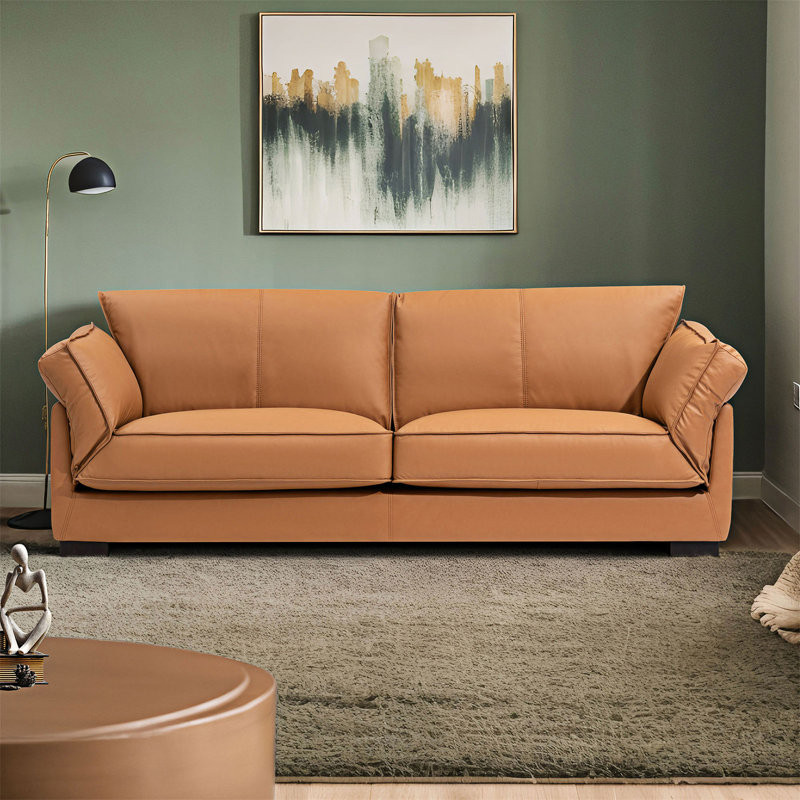 Top Genuine Leather Sofa Couch
