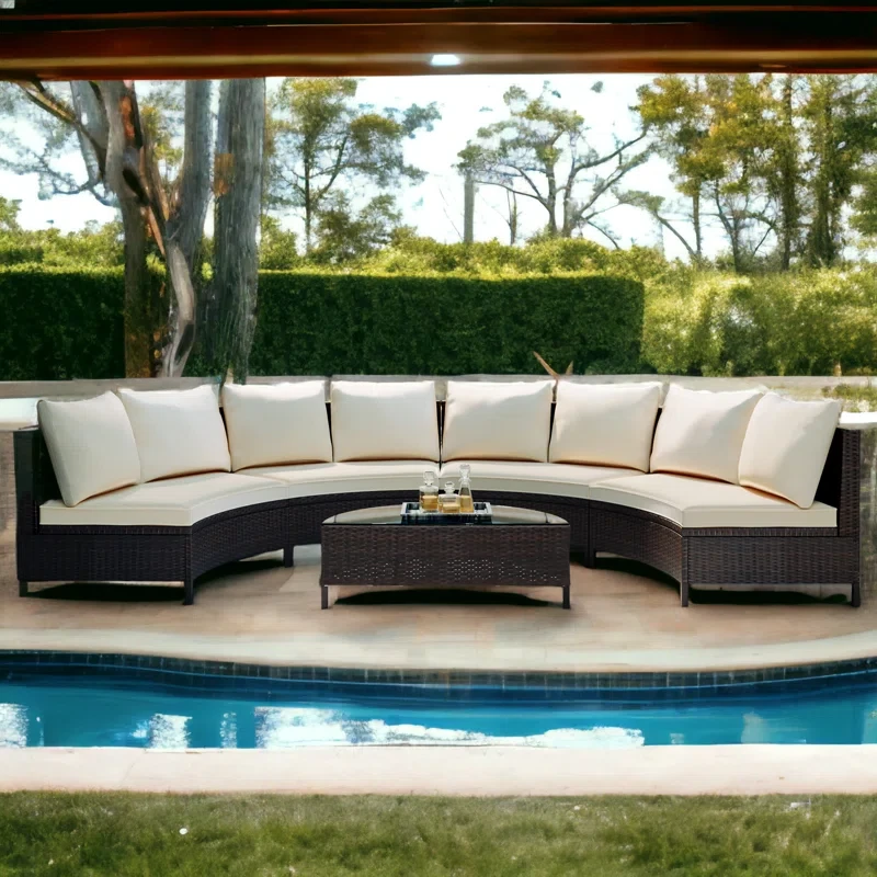 8 - Person Outdoor Seating Group with Cushions