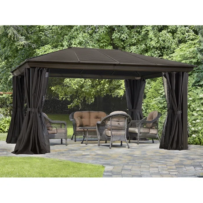 Venus 16 Ft. W x 12 Ft. D Aluminum Patio Gazebo