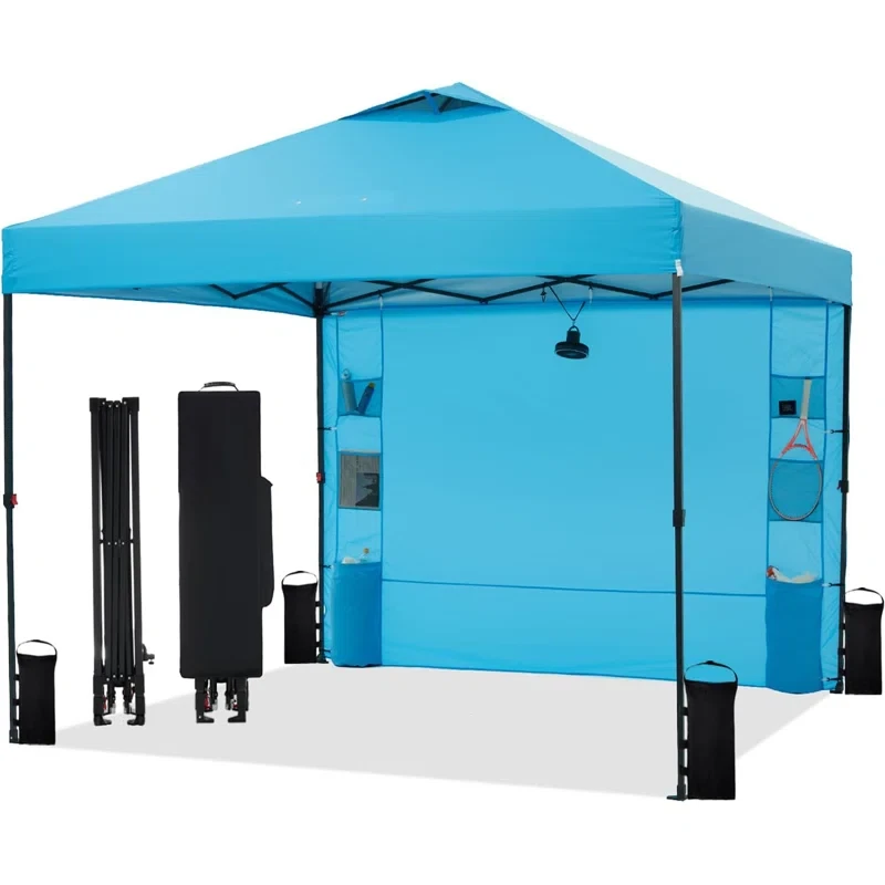 10 Ft. W x 9 Ft. D Steel Pop-Up Canopy