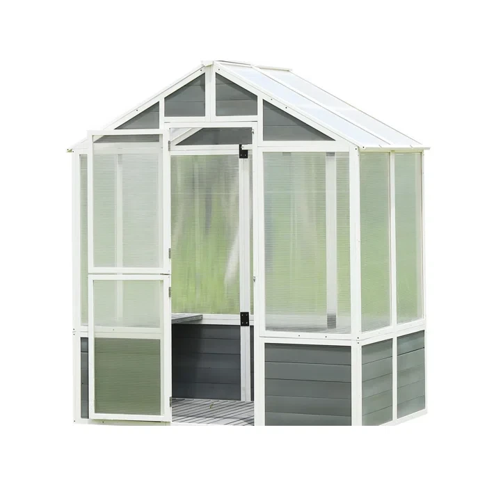 6 ft. W x 4 ft. D Wood Storage Shed