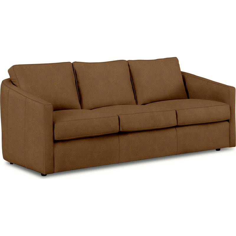 Miladie 84'' Leather Sofa