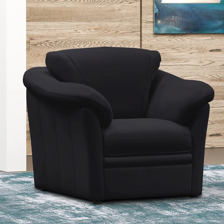 Ramdev Leather Club Chair