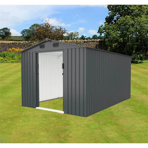 78" H x 94" W x 142" D Storage Shed