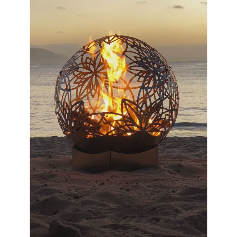 Gawlas Outdoor Fire Pit 56" H x 50" W x 50'' D