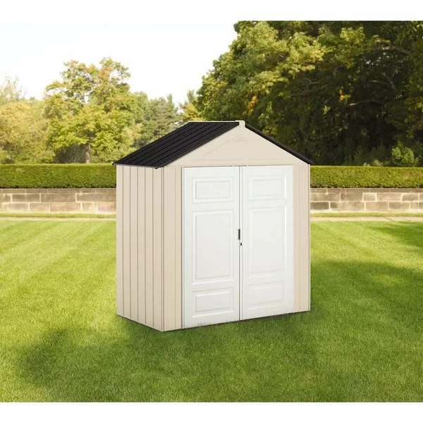 7 ft. W x 3 ft. 6 in. D Plastic Tool Shed