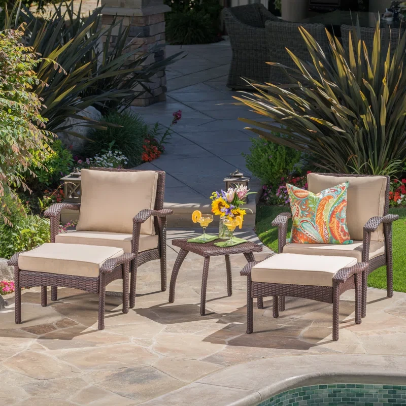 Outdoor Seating Group with Cushions