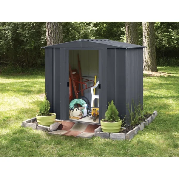 6 ft. W x 5 ft. D Arrow Metal Storage Shed