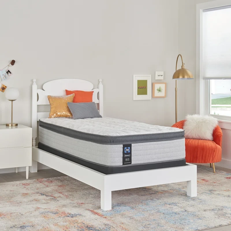 Sealy Posturepedic Mill Road 14" Medium Pillow Top Innersprig Twin Mattress And Box Spring Set