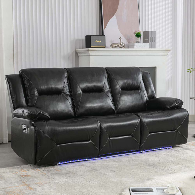 Nineth Faux Leather Home Theater Seating