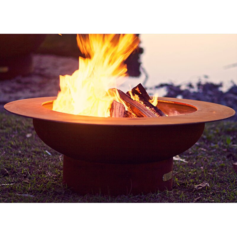 Saturn Fire Pit with Ignition  Match Lit