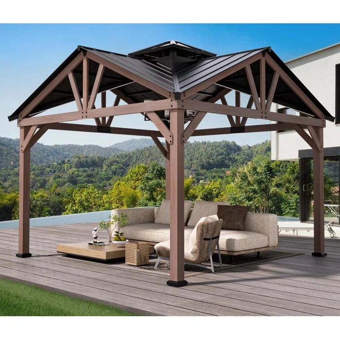 12 Ft. W x 12 Ft. D Aluminum Gazebo