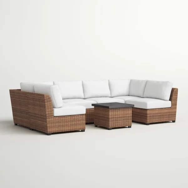 Ambroselli 4 - Person Outdoor Seating Group with Cushions