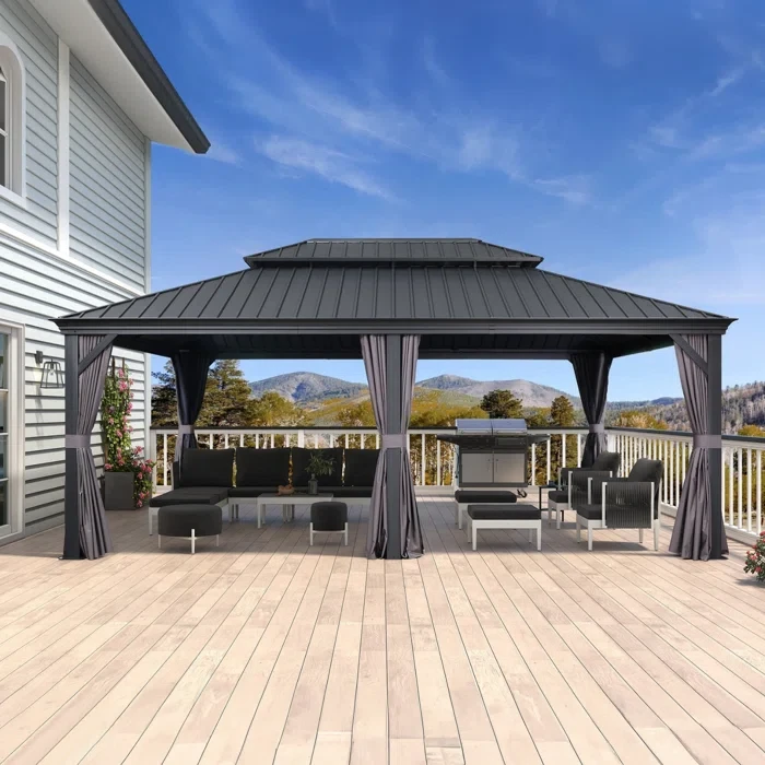 20 ft x 14 ft Aluminum Patio Gazebo