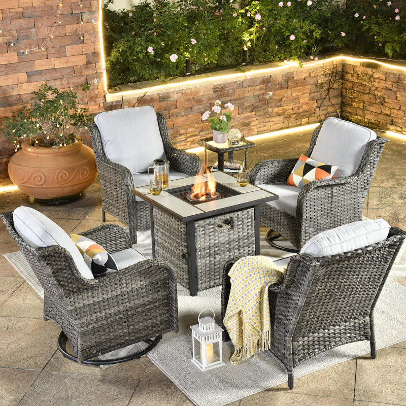 Tommy 6 Piece Multiple Chairs Seating Group