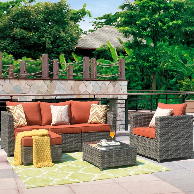 4 - Person Outdoor Seating Group with Cushions