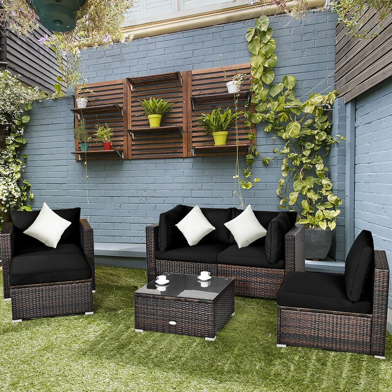 6 - Person Outdoor Seating Group with Cushions