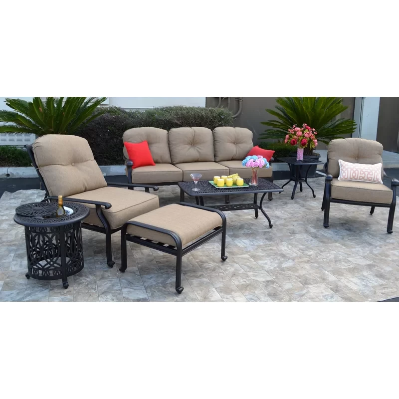 Allene 5 - Person Outdoor Seating Group with Cushions