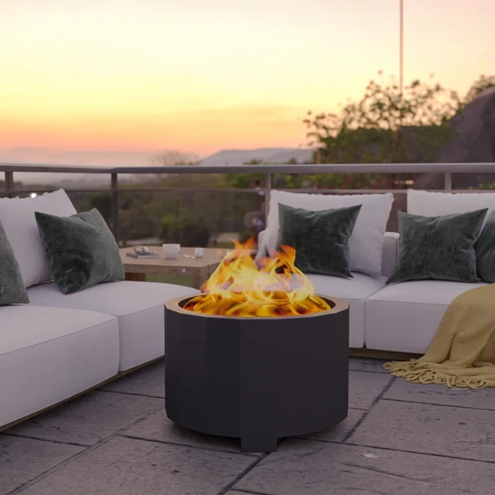 Portable Commercial Grade Outdoor Smokeless Wood Burning Fire Pit