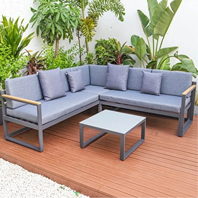 Zahava 3 Piece Sectional Seating Group with Cushions