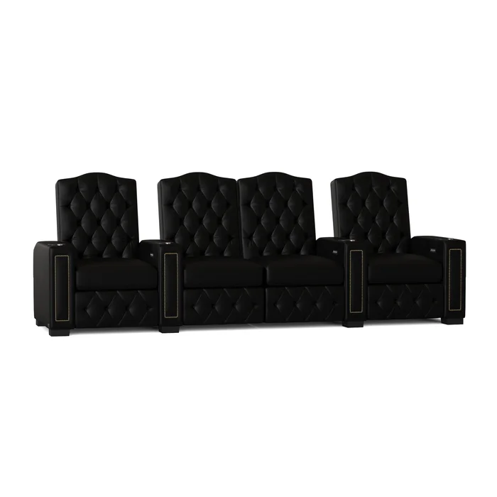 Regal HR Series Upholstered Power Reclining Home Theater Seating with Cup Holder