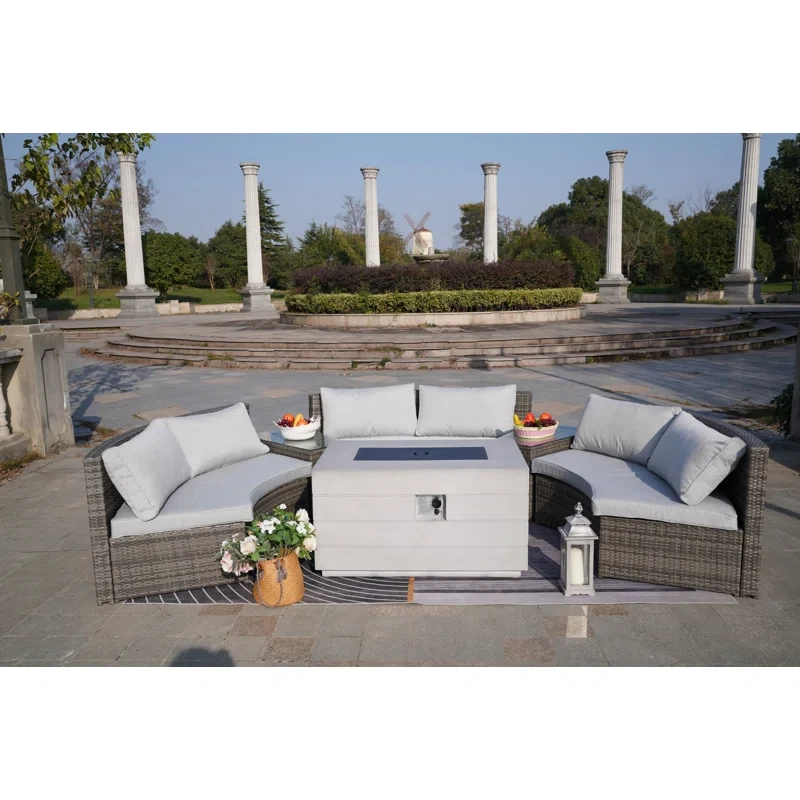 Arrika 6 - Person Outdoor Seating Group with Cushions