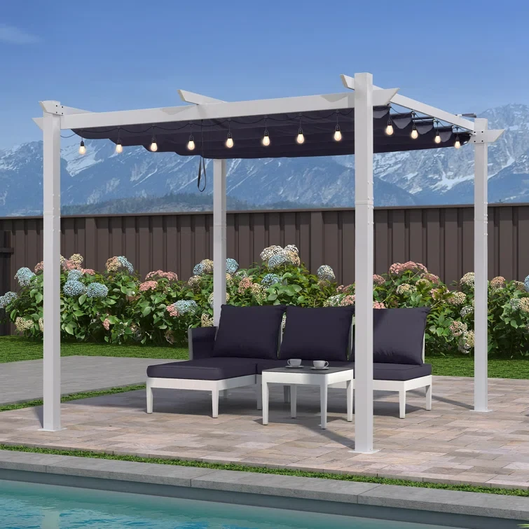 10 Ft. W x 10 Ft. D Aluminum Pergola