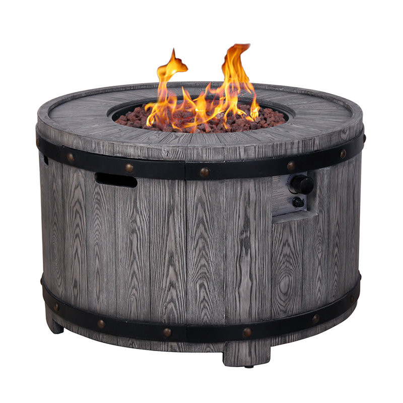 Halcro 23.8" H x 36" W Magnesium Oxide Propane Gas Fire Pit