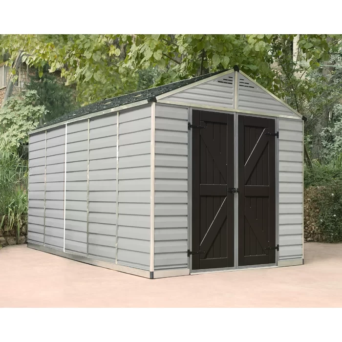 SkyLight 7 ft. 8 in. W x 12 ft. 4 in. D Plastic Storage Shed