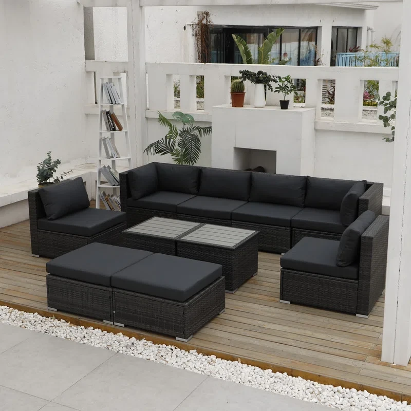 10 - Person Outdoor Seating Group with Cushions