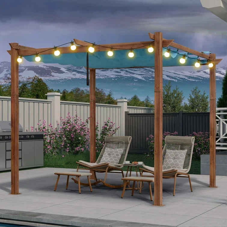 10 Ft. W x 10 Ft. D Aluminum Pergola