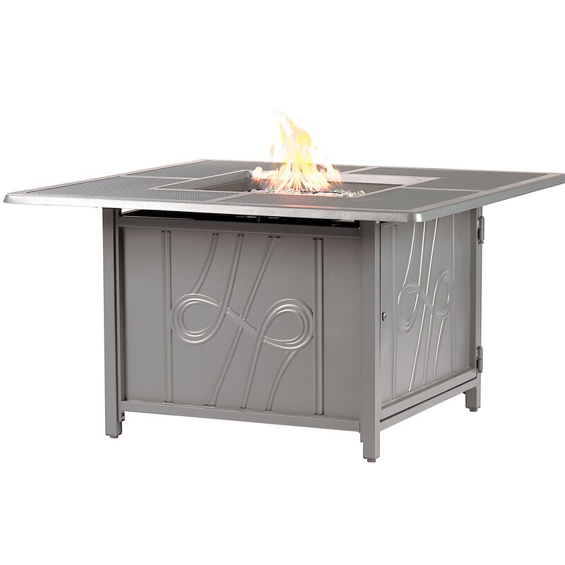 Fenella Aluminum Propane Fire Pit Table