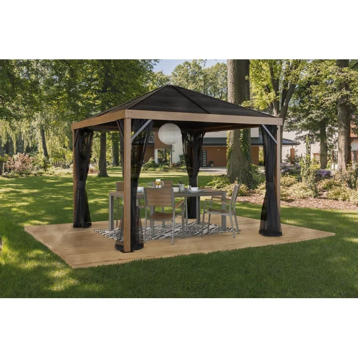 Sanibel Aluminum Patio Gazebo 10 Ft. W x 10 Ft. D