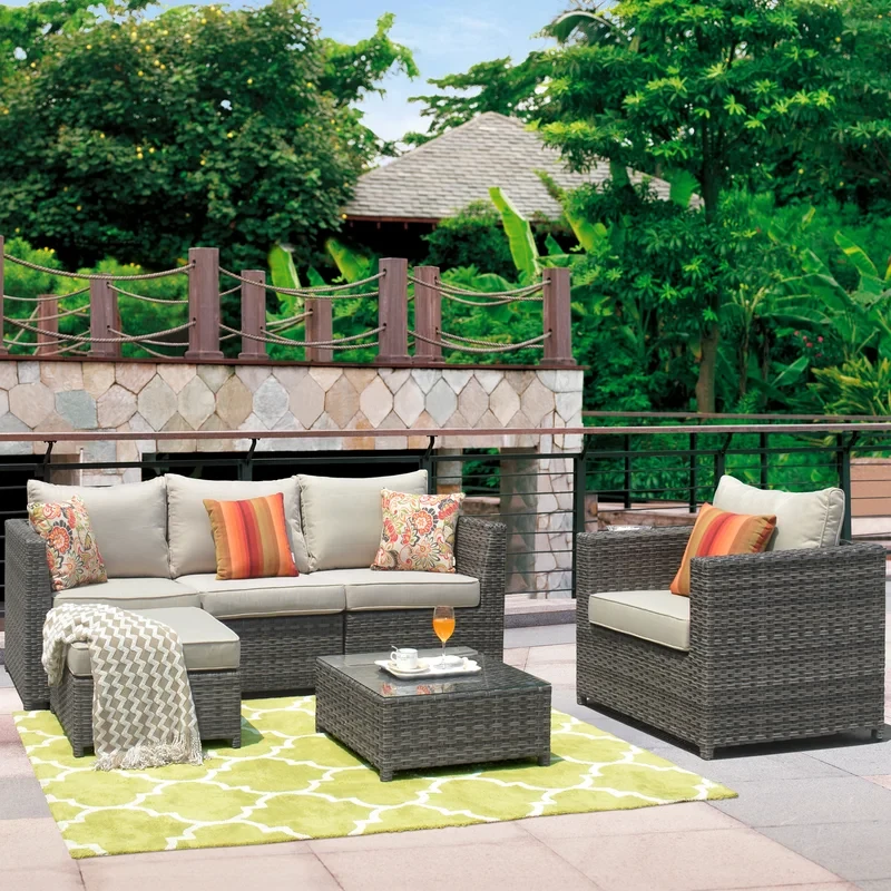 4 - Person Outdoor Seating Group with Cushions