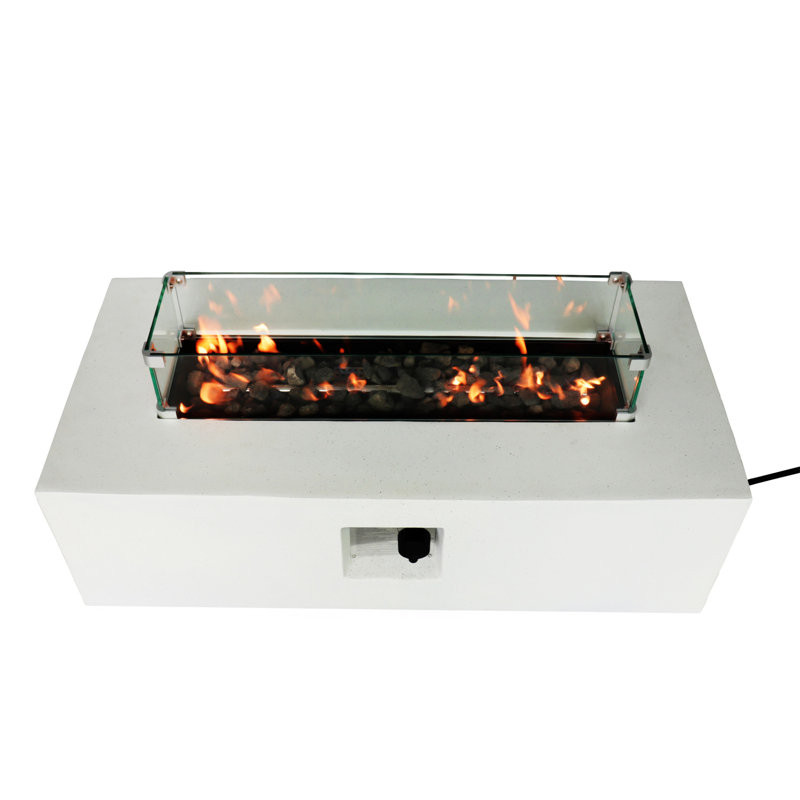 Fiber Reinforced Concrete Outdoor Fire Pit Table