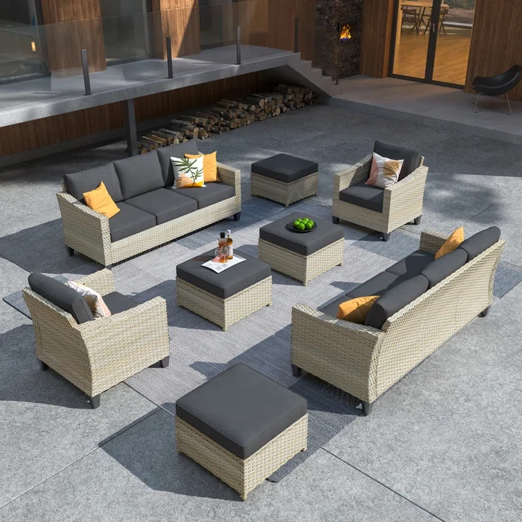 Sarpsborg 12 - Person Outdoor Seating Group with Cushions