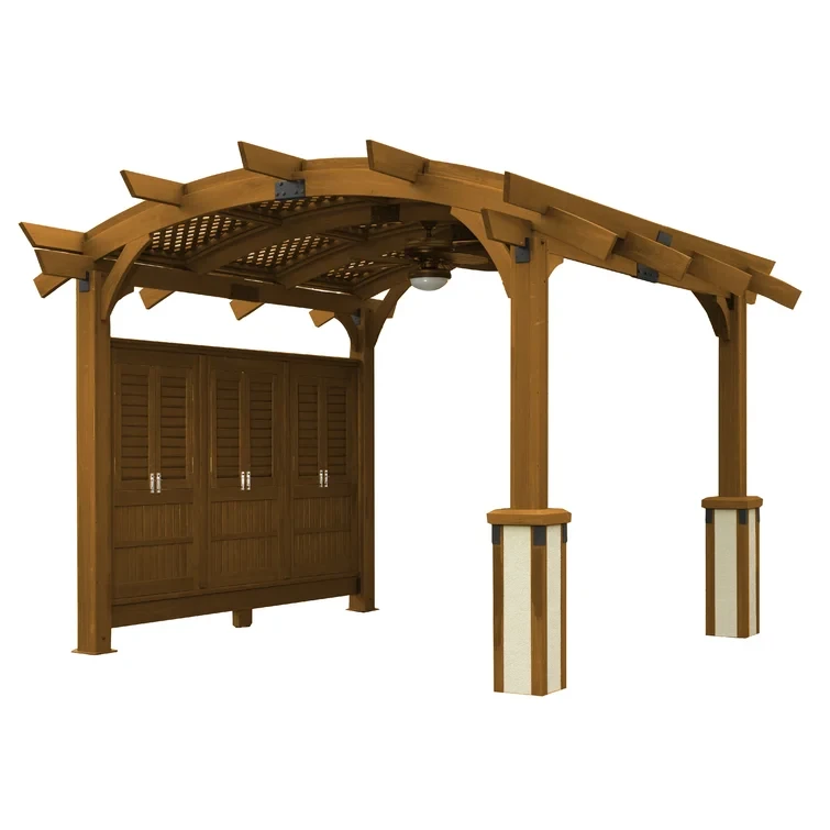 Sonoma Wood Pergola with Canopy