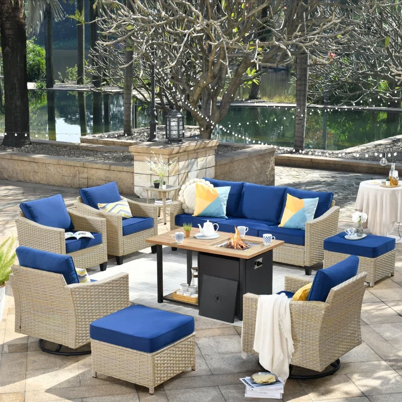 Solera 7 - Person Outdoor Seating Group with Cushions