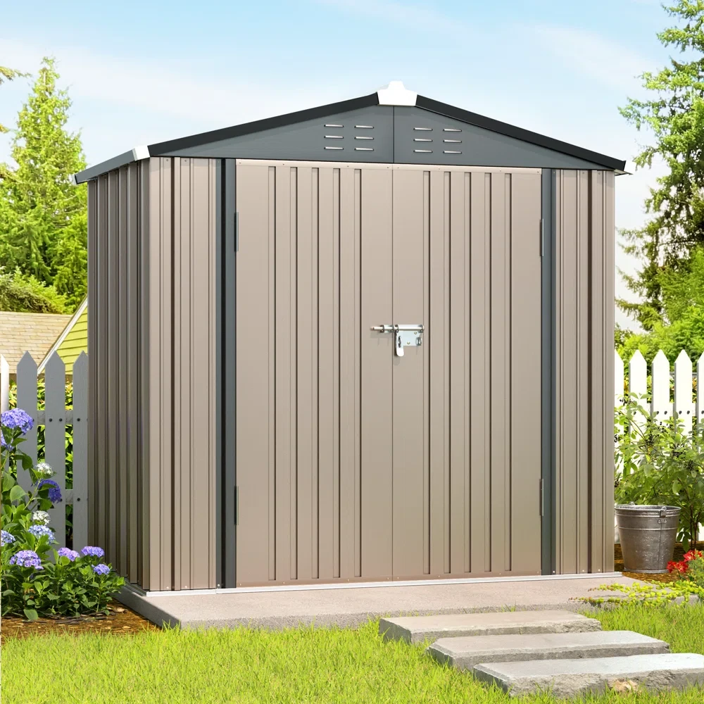 7.8 ft. W x 6 ft. DMetal Storage Shed