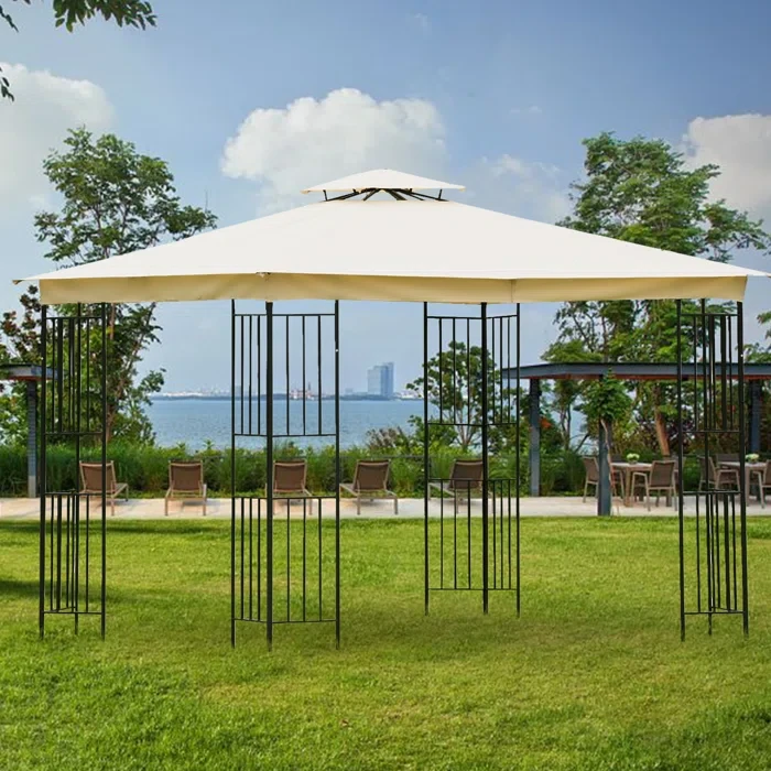 10 Ft. W x 10 Ft. D Steel Patio Gazebo