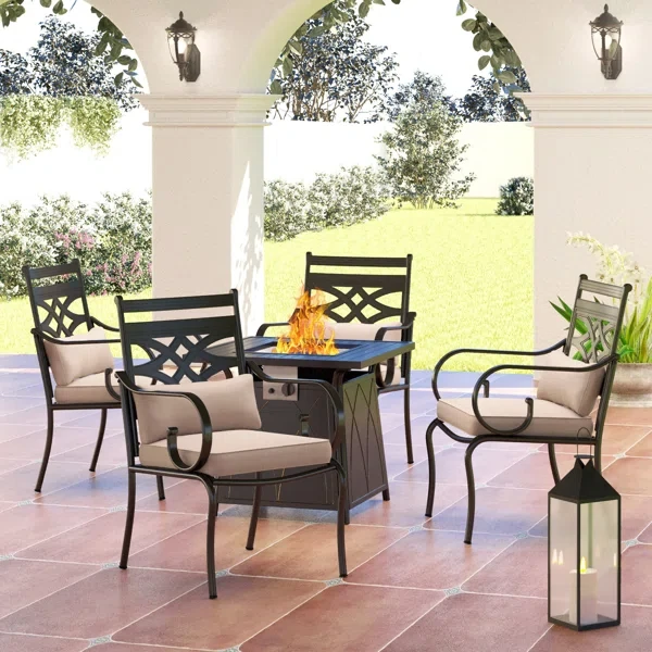 Alyah 4 - Person Outdoor Seating Group with Cushions