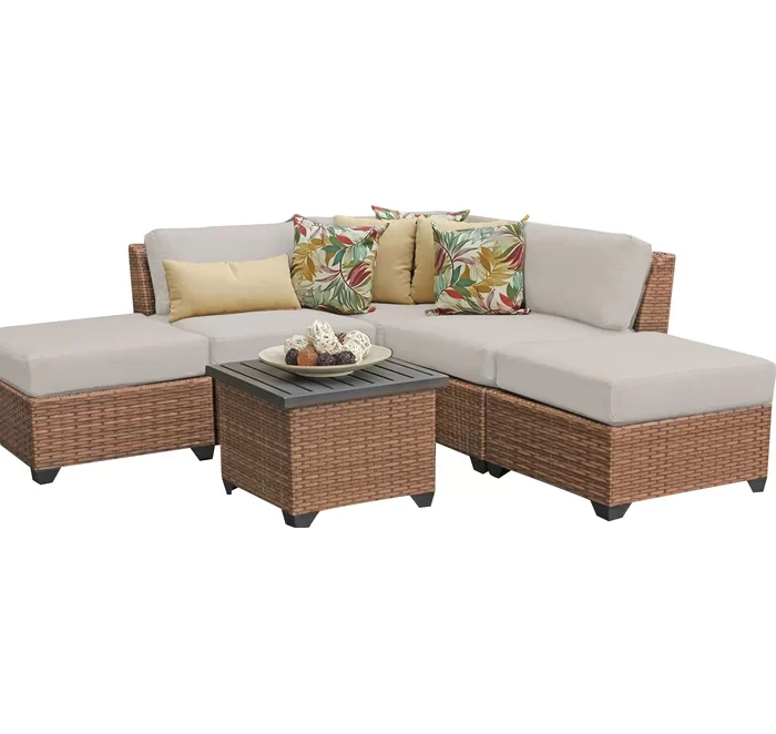 Ambroselli 2 - Person Outdoor Seating Group with Cushions