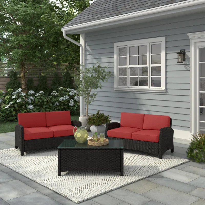 Ambria 4 - Person Outdoor Seating Group with Cushions