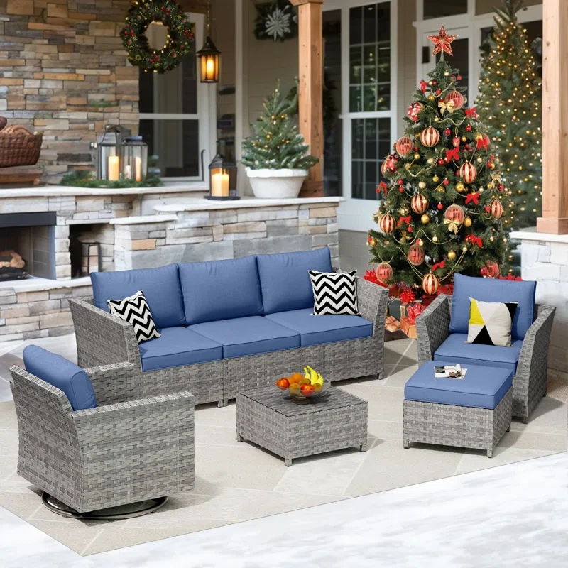 Outdoor Seating Group with Cushions